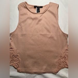 Forever 21 rose pink top size Medium